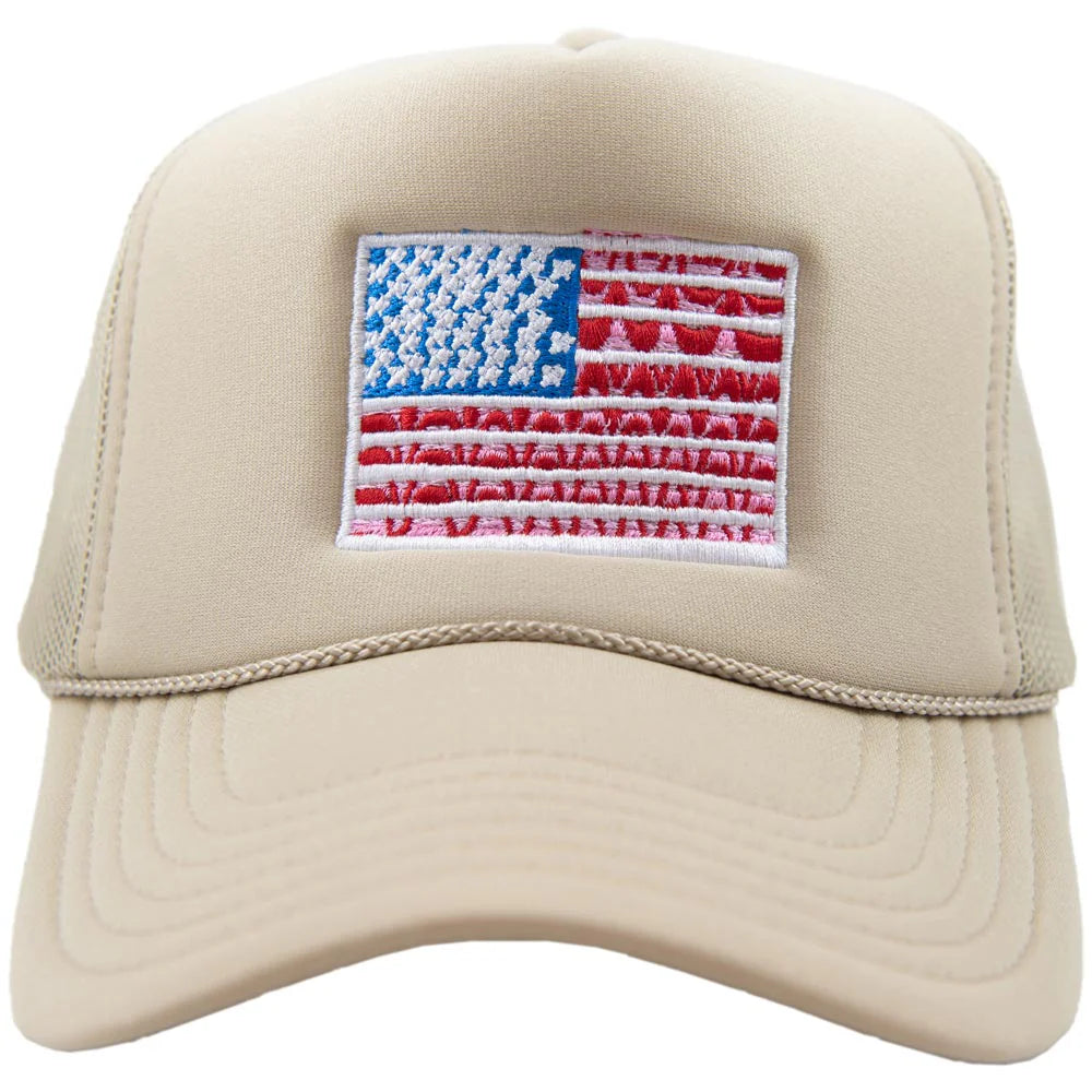 Katydid American Flag Foam Hat