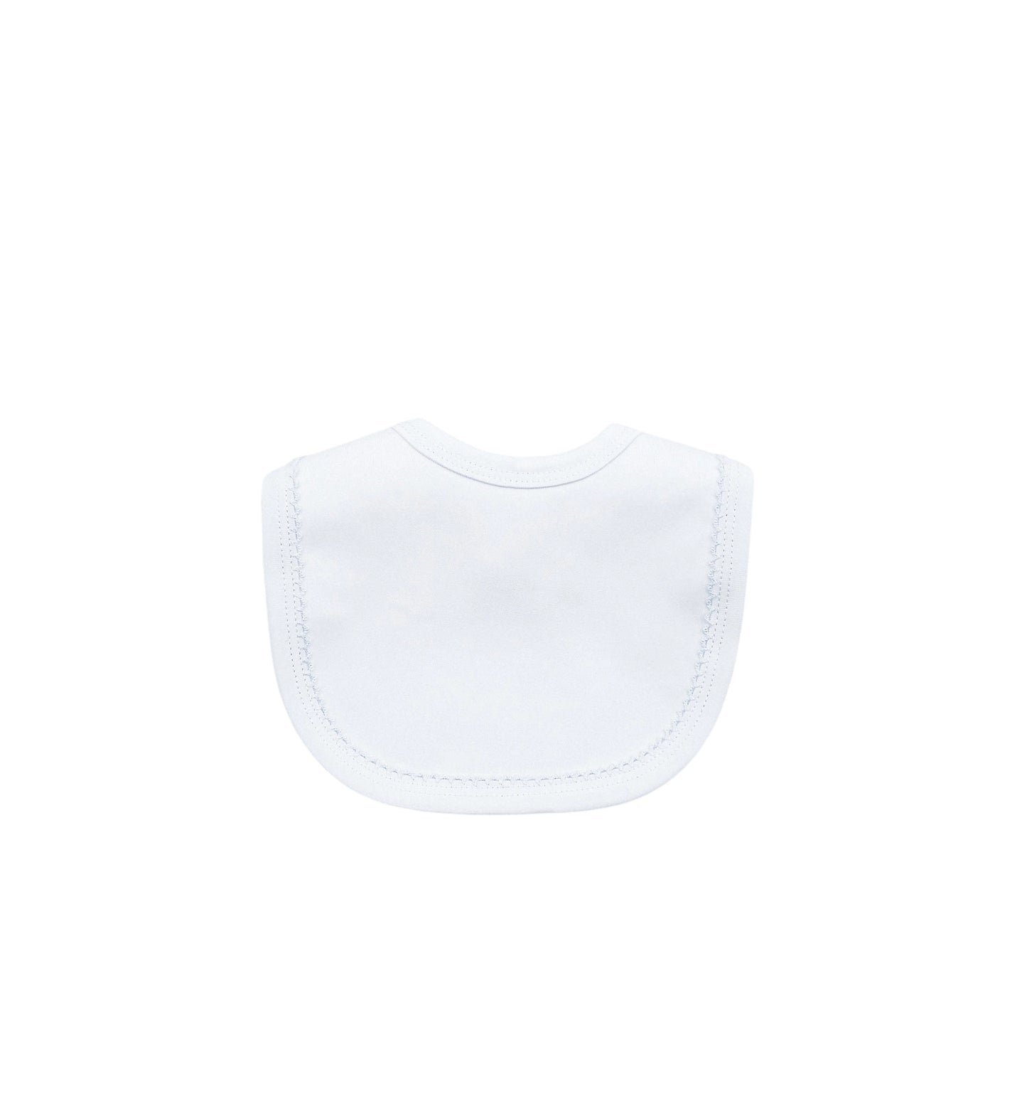 House of Stitches Cotton Picot Trim Bib