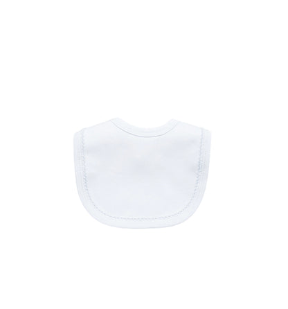 House of Stitches Cotton Picot Trim Bib