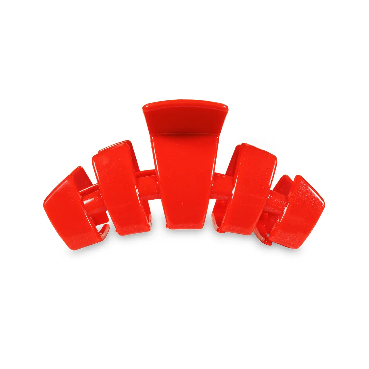 TELETIES Medium Classic Hair Clip - Rudolph Red