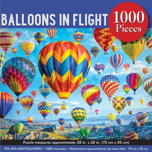 Peter Pauper Press Balloons in Flight 500 Piece Jigsaw Puzzle