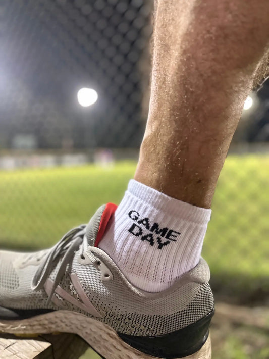 Mayo Mills Game Day Quarter Crew Socks