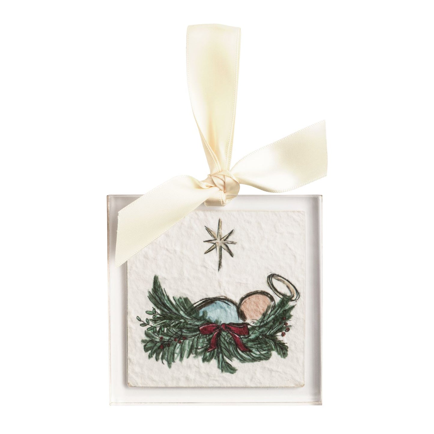 Mud Pie Nativity Scenes Acrylic Ornament