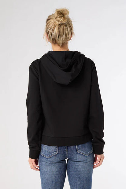 Coco+Carmen Merry & Bright Hooded Sweatshirt - Black