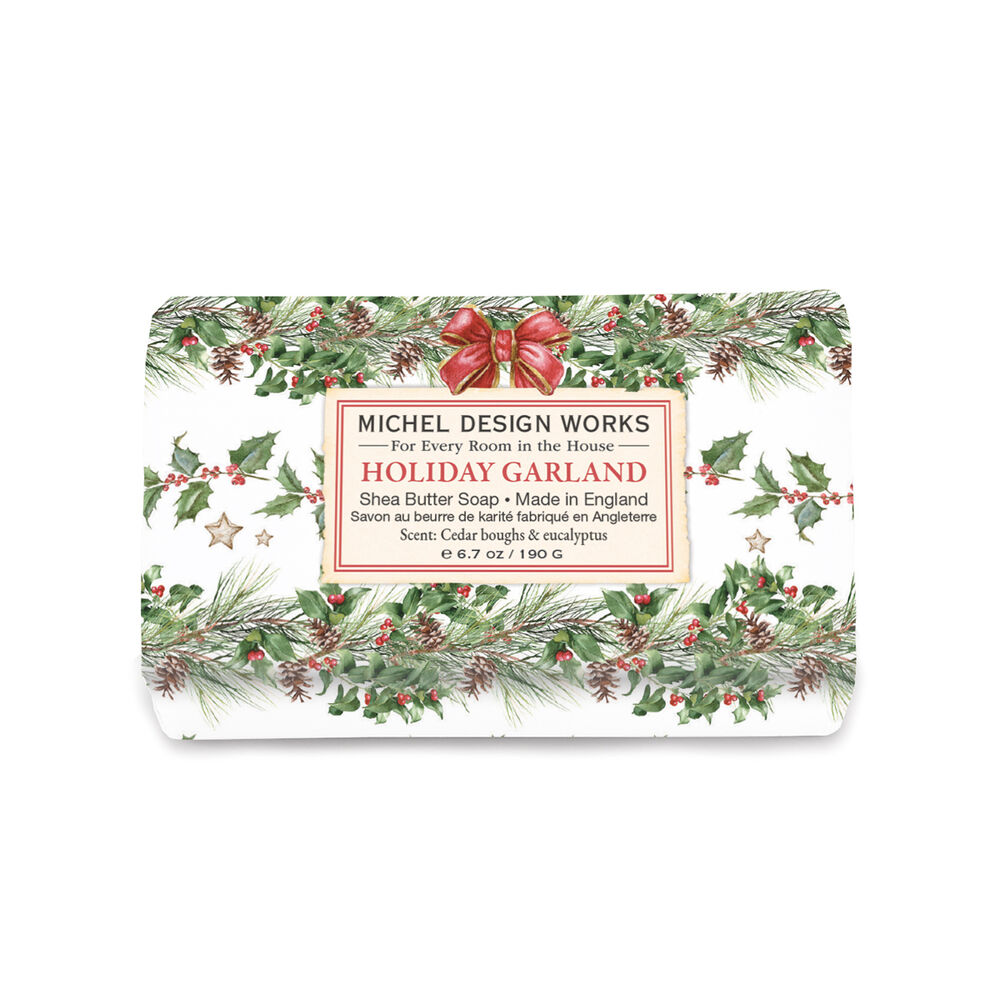 Michel Design Works Holiday Garland 6.7 oz Bar Soap