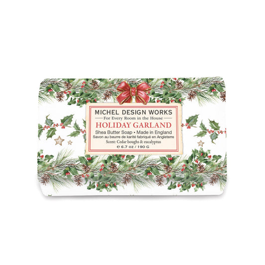 Michel Design Works Holiday Garland 6.7 oz Bar Soap