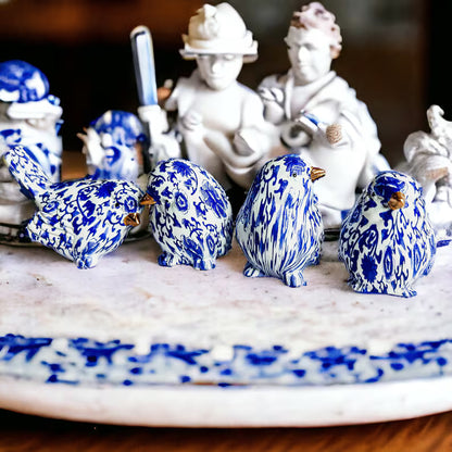 Two's Company Chinoiserie Blue Robin