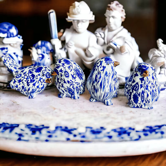 Two's Company Chinoiserie Blue Robin