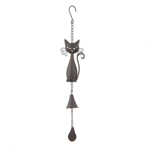 Ganz Iron Cat Wind Chime