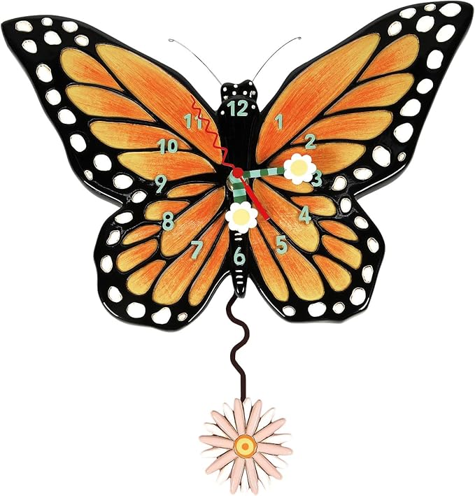 Allen Designs Spread your Wings Butterfly Clock