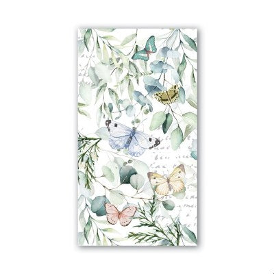 Michel Design Works Butterfly Fields Floral Hostess Napkins