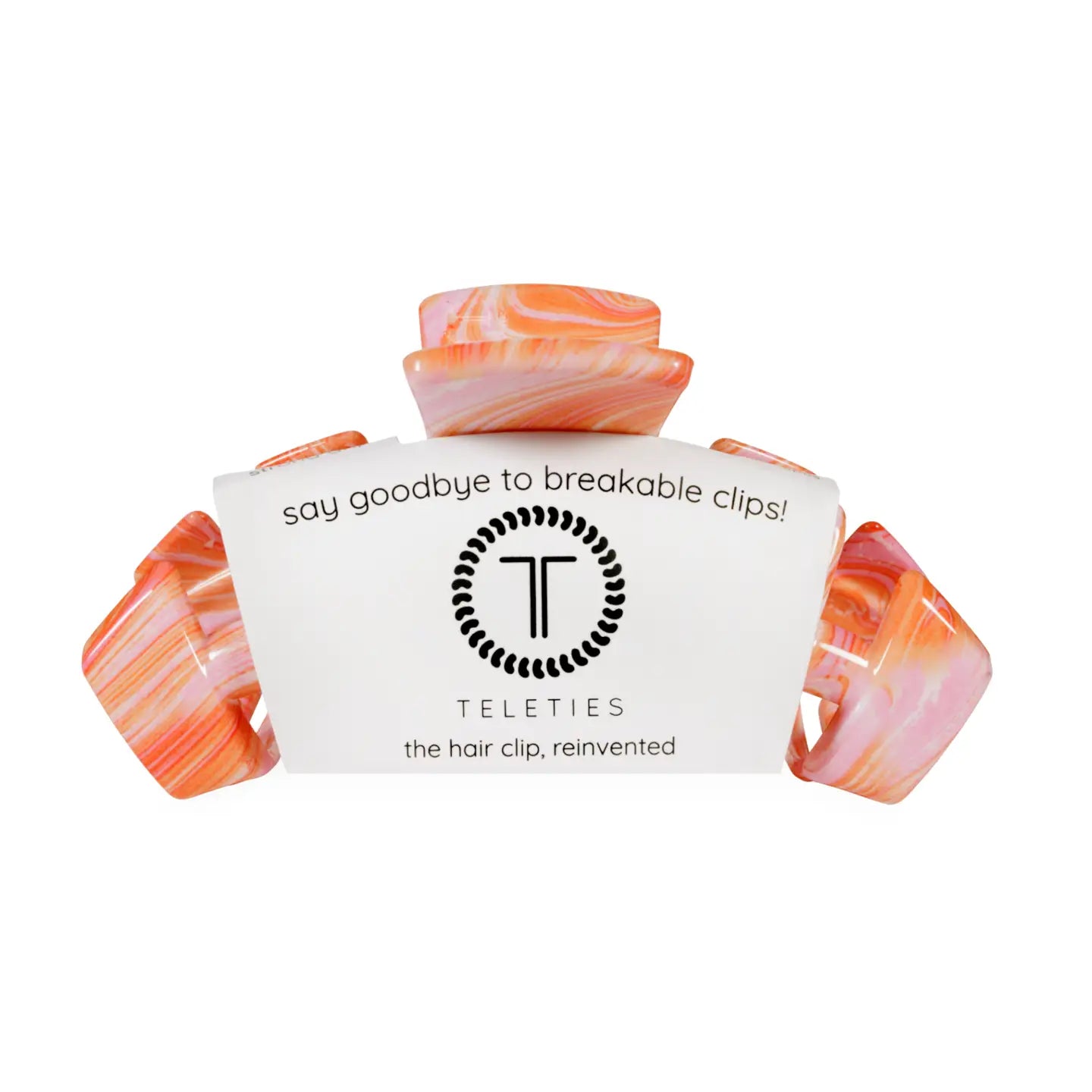 TELETIES Large Classic Hair Clip - Just Keep Swimming