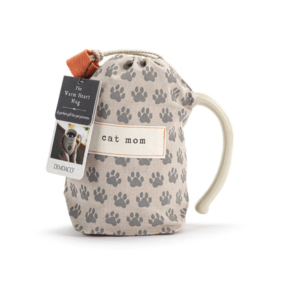 Demdaco The Warm Heart  Cat Mom Paw Pets Mug