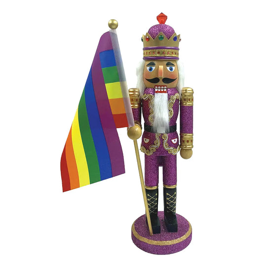 Santa's Workshop 14" Pride Nutcracker