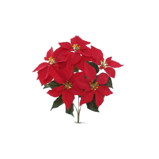 Larksilk Poinsettia 20 "Stem