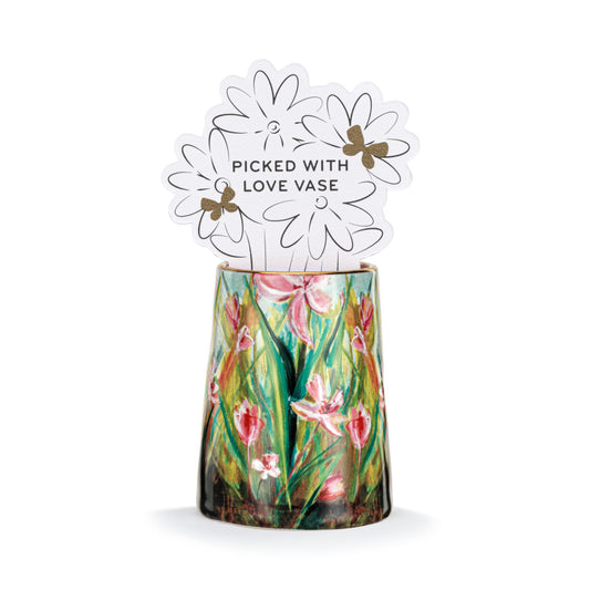 Demdaco Floral Stems Picked with Love Vase