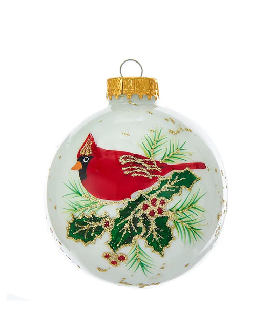 Kurt S. Adler Cardinal Glass Ornament