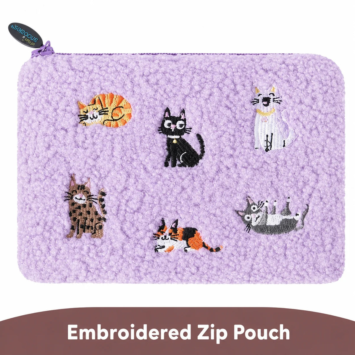 Snooizes Stashies Embroidered Pouch