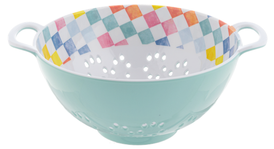 Ganz Colorful Check Berry Bowl