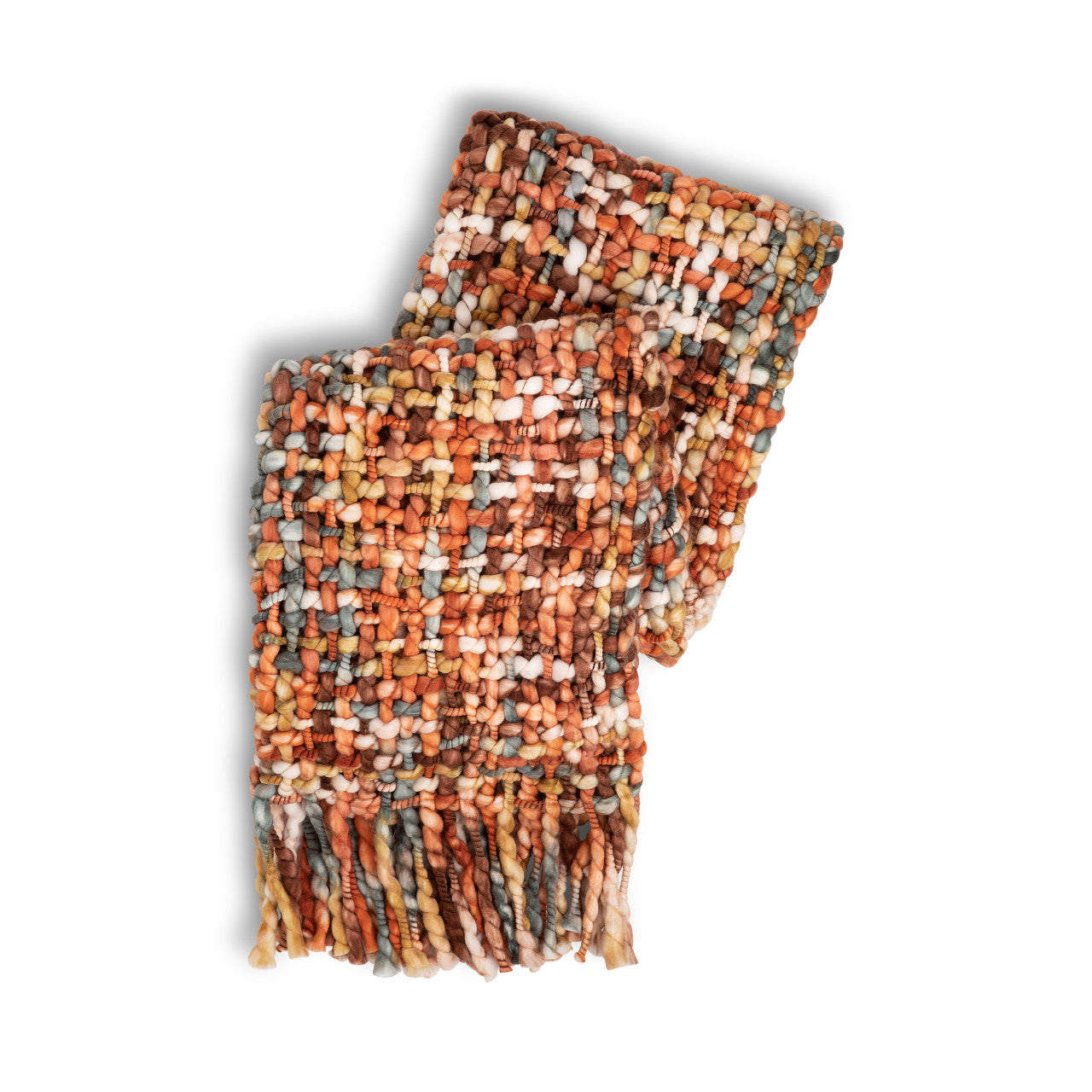 Demdaco Your Journey Woven Throw - Terracotta