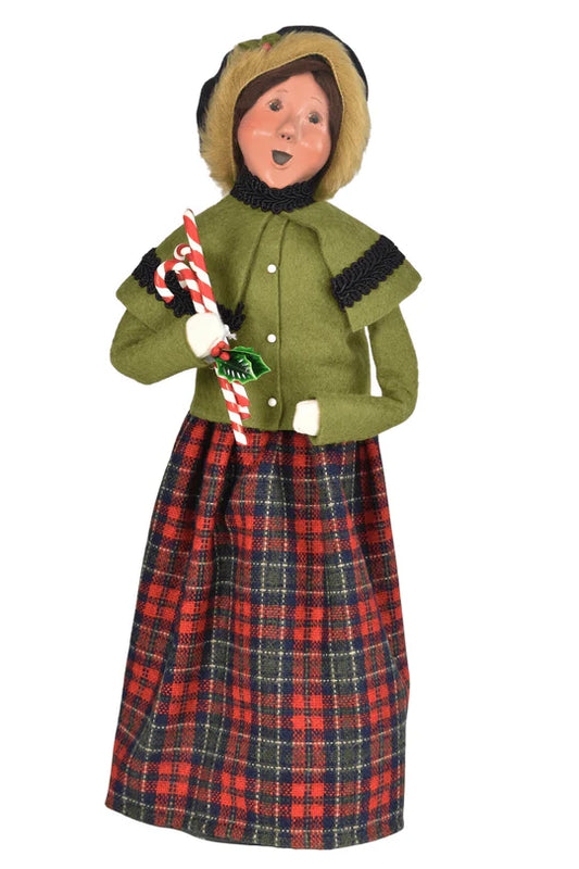 Byers Choice Candy Cane Family Woman