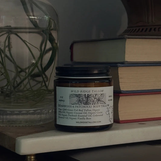 Wild Ridge Tallow Cedarwood & Patchouli Body Tallow 4 oz