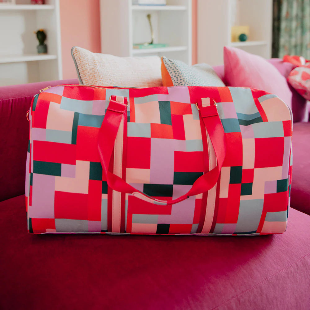 KatyDid Color Block Weekend Tote Bags