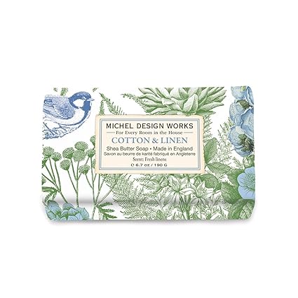 Michel Design Works Cotton & Linen 6.7 Bar Soap