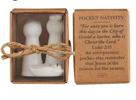 Mud Pie Pocket Nativity