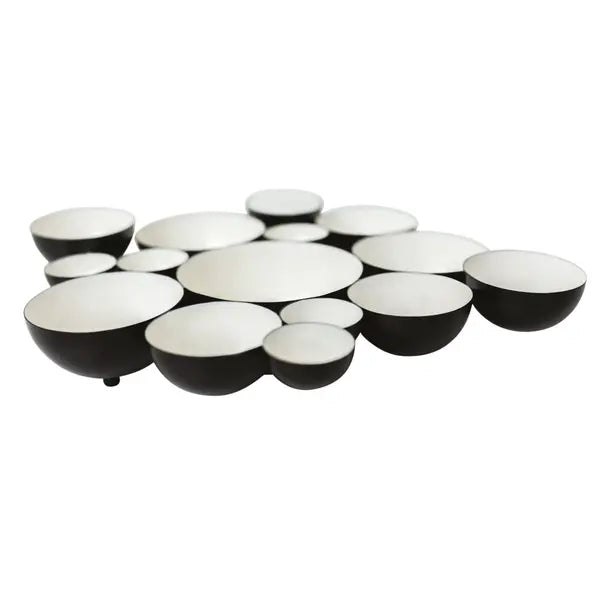 Nora Fleming Black Matte Bubble Bowl