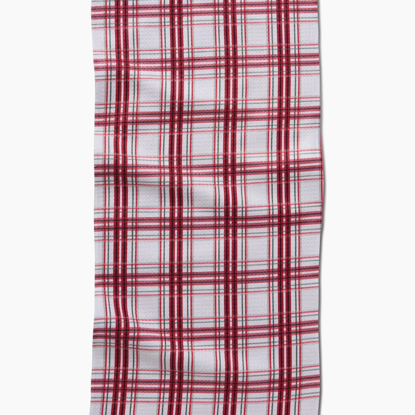 Geometry Candy Cane Plaid Bar Towel