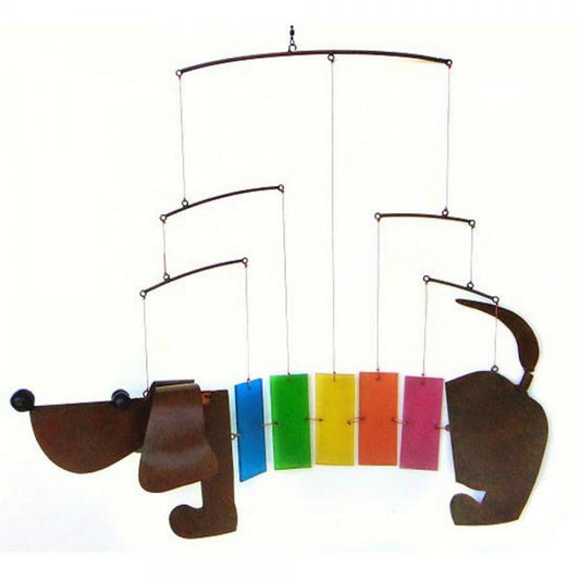 Gift Essentials Rainbow Dachsie Wind Chime