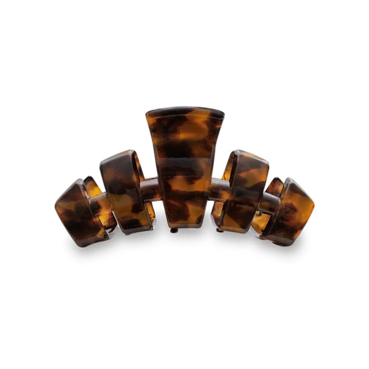 TELETIES Small Classic Hair Clip - Tortoise