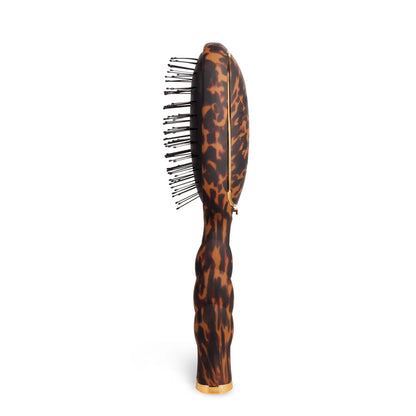 Teleties Detangler Hair Brush for Fine Hair - Tortoise