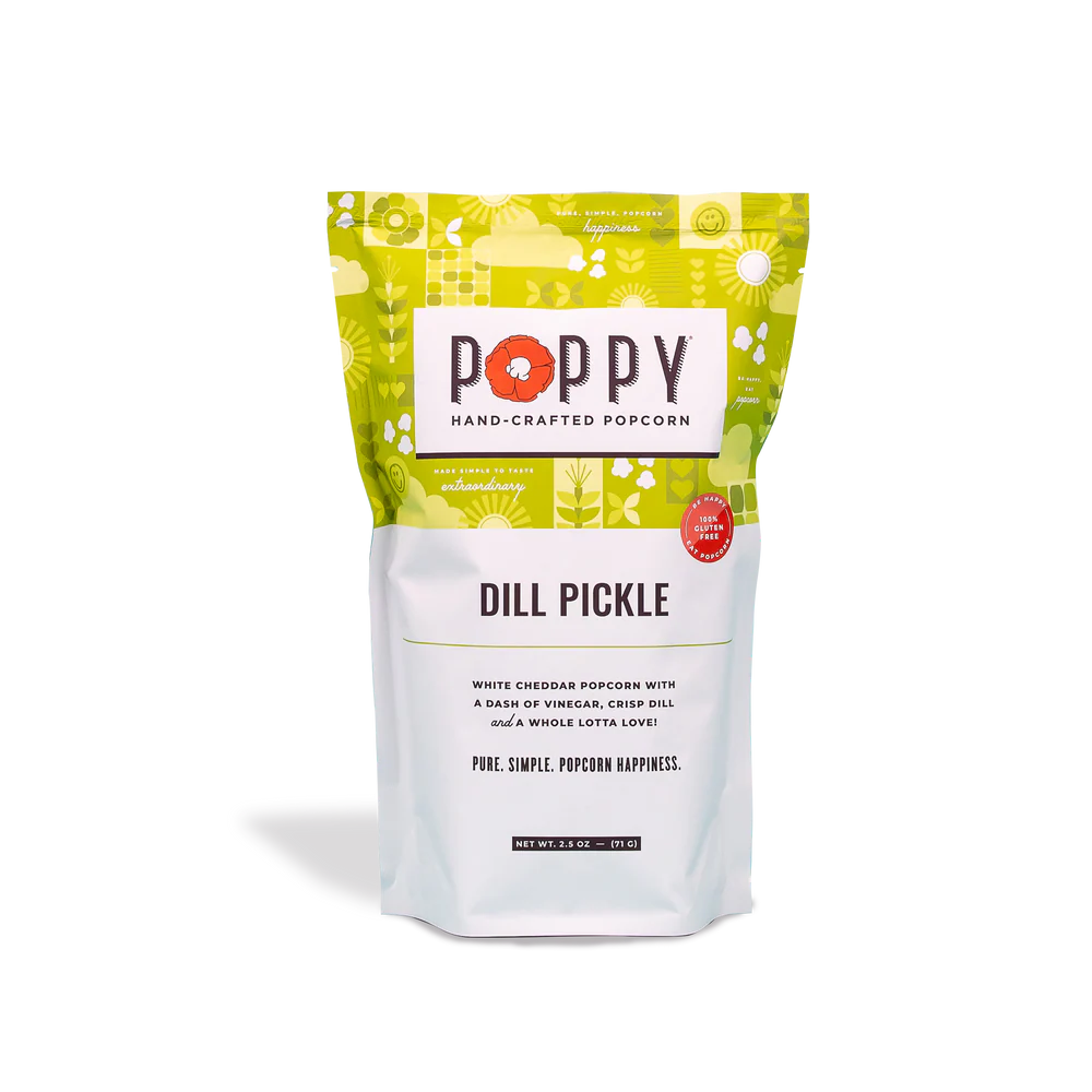 POPPY Handcrafted Popcorn Dill Pickle Popcorn