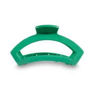 TELETIES Medium Open Hair Clip - Green Come True