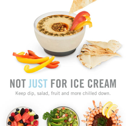 HOST Ice Cream Freeze™ Cooling Bowls w/ Cooling Gel - Set of 2