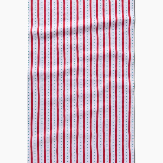 Geometry Candy Stripes Kitchen Tea Towel