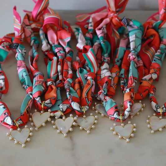Deep South Originals The Scarlett Heart Scarf Necklace