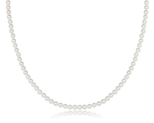 enewton 17" Choker Classic 3mm Bead - Pearl