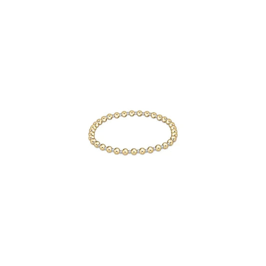 Enewton Classic Grateful Pattern 4mm Bead Bracelet - Mixed Metal
