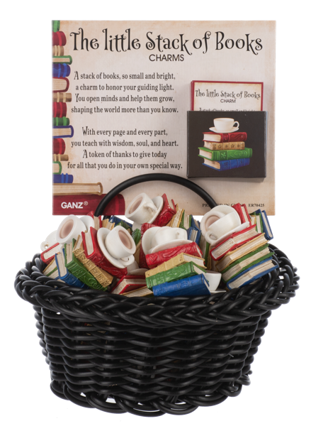 Ganz The Little Stack of Book Charms - gg's art frames gifts