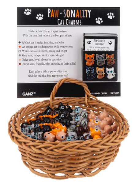 Ganz Paw-Sonality Cat Charms
