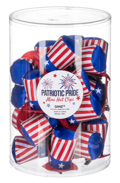Ganz Patriotic Hat Clip