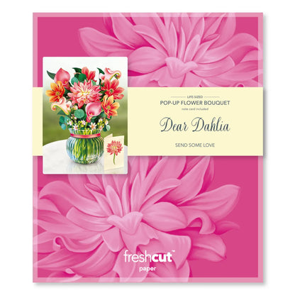 Freshcut Paper Pop-up Dear Dahlia Greeting Card