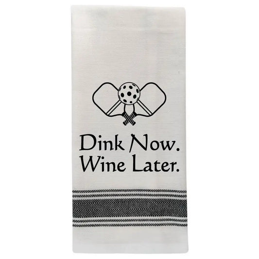 Wild Hare Designs Dink Now Tea Towel