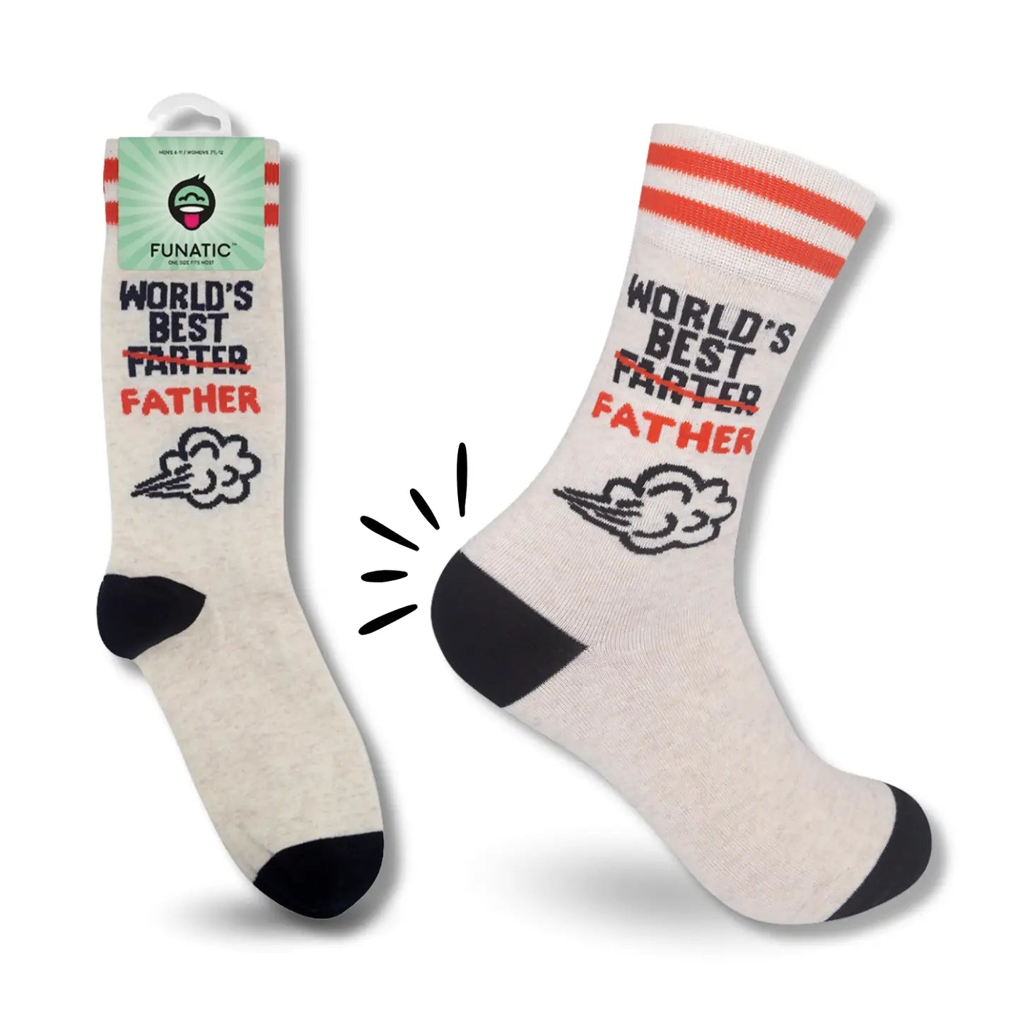 Funatic World's Best Farter/Father Socks
