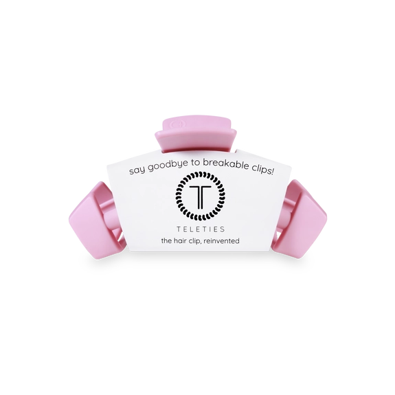 TELETIES Classic Hair Clip Small Merry Pinkmas