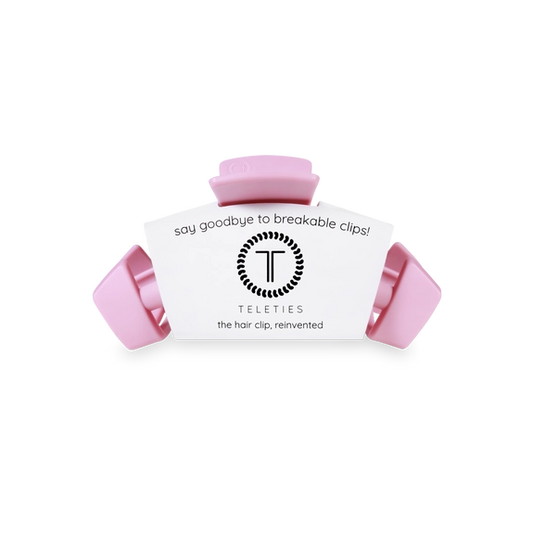 TELETIES Classic Hair Clip Small Merry Pinkmas