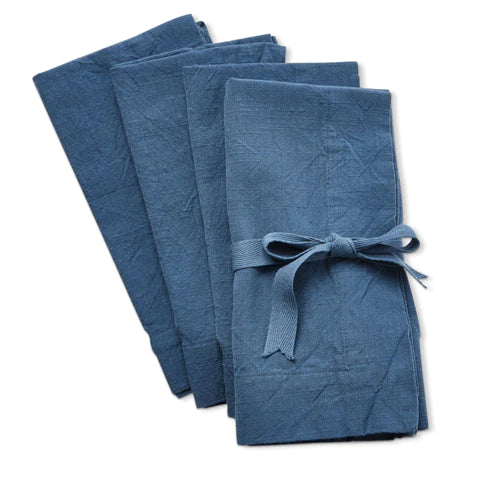 Threads Slub Napkins set of 4 Blue